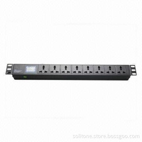 8-way PDU/Universal Plug Socket, 10A, 19-inch Network Cabinet, Sized 2U